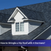 How to Shingle a Hip Roof with 4 Dormers